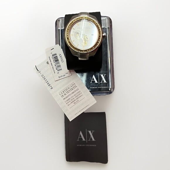 Armani Exchange Accessories - Armani Exchange Women's Analog Silver Dial Watch - AX5023 - Date - Authentic NOS